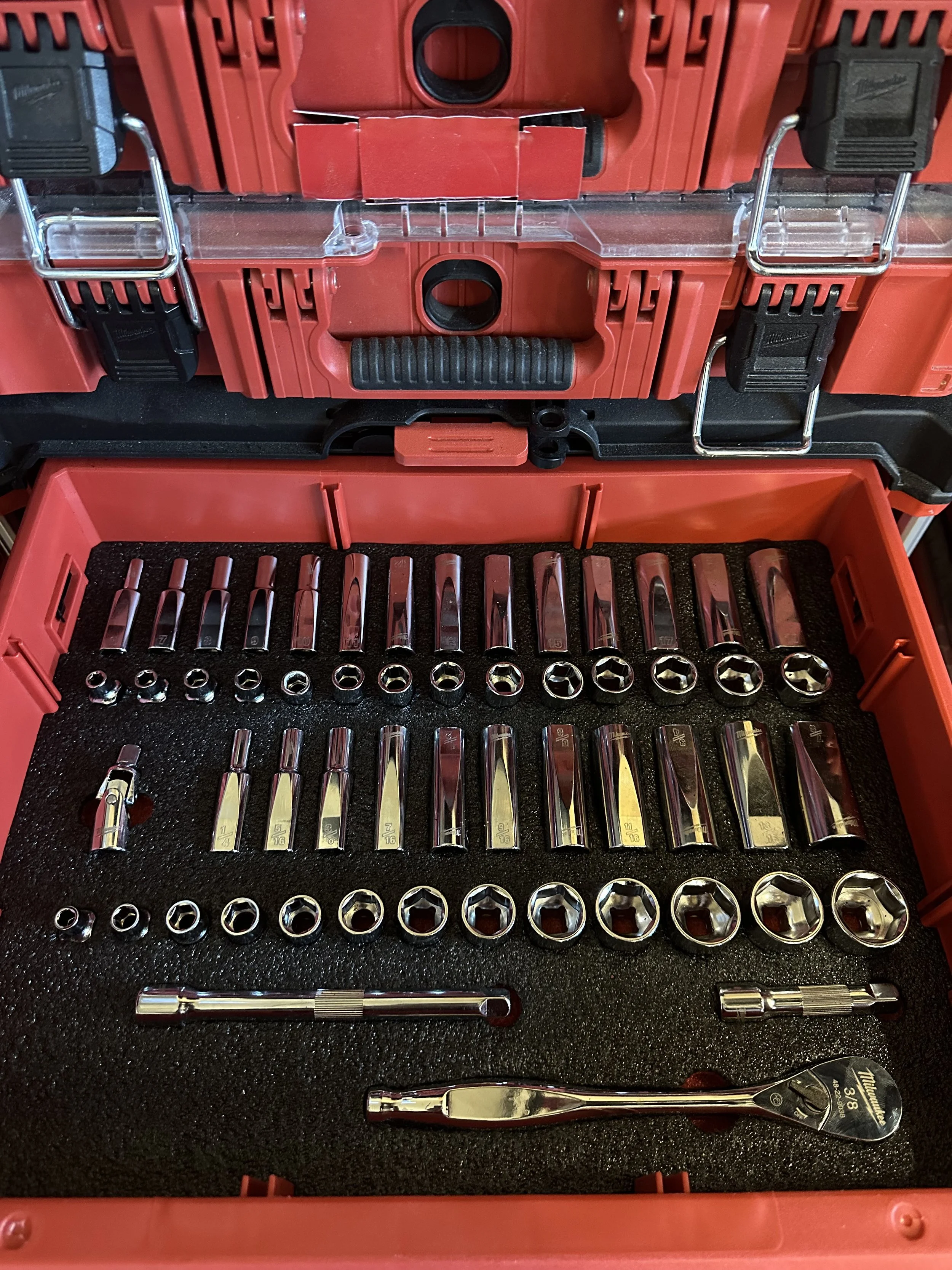 Milwaukee packout outlet socket set insert